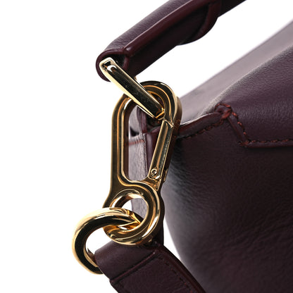 Loewe Soft Grained Calfskin Small Puzzle Edge Bag Dark Burgundy 13 of 14