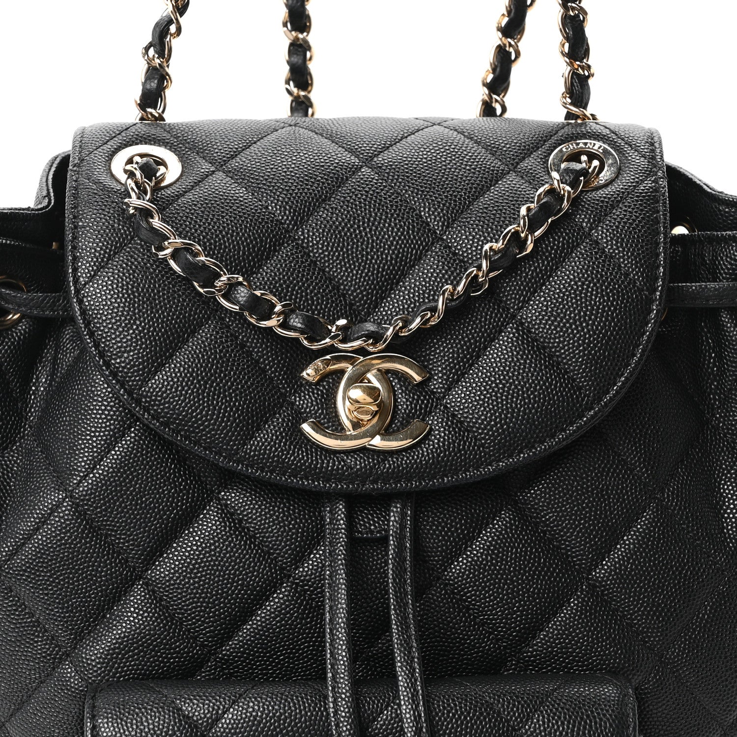 Chanel Caviar Quilted Backpack Bag Black 8 of 11
