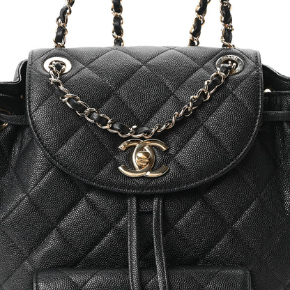 Chanel Caviar Quilted Backpack Bag Black 8 of 11