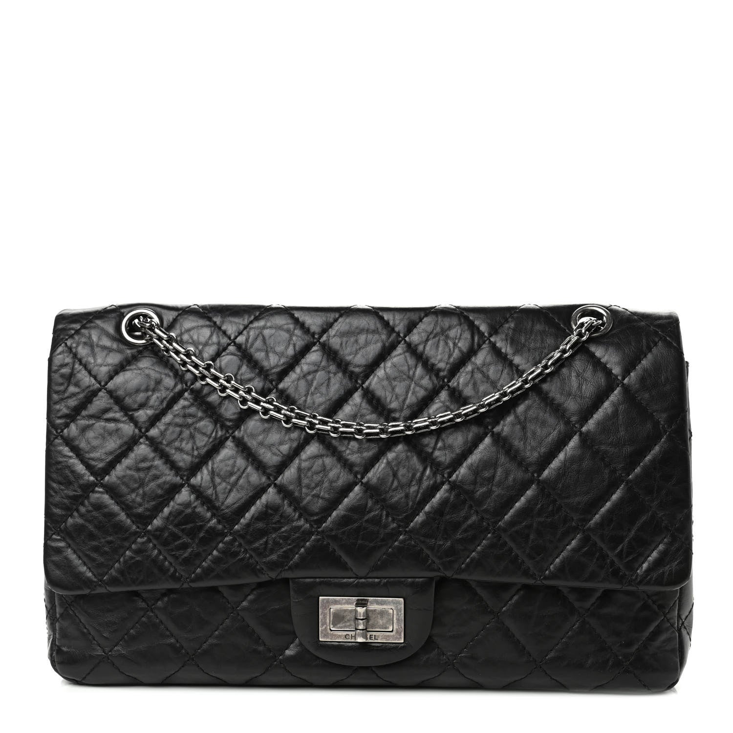 Chanel Aged Calfskin Quilted 2.55 Reissue 227 Flap Black 1 of 4