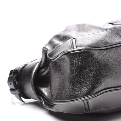 Burberry Metallic Calfskin Shoulder Bag Anthracite 8 of 11