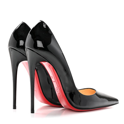 Christian Louboutin Patent So Kate 100 Pumps 38 Black 4 of 15