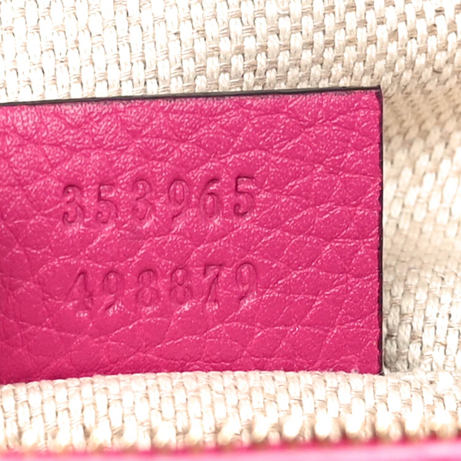 Gucci Cellarius Calfskin Mini Soho Chain Bag Bright Bouganville 7 of 10