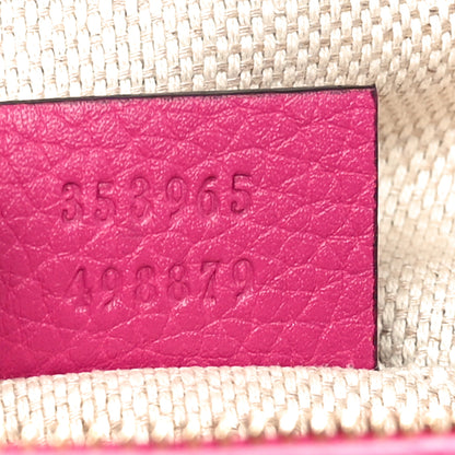 Gucci Cellarius Calfskin Mini Soho Chain Bag Bright Bouganville 7 of 10