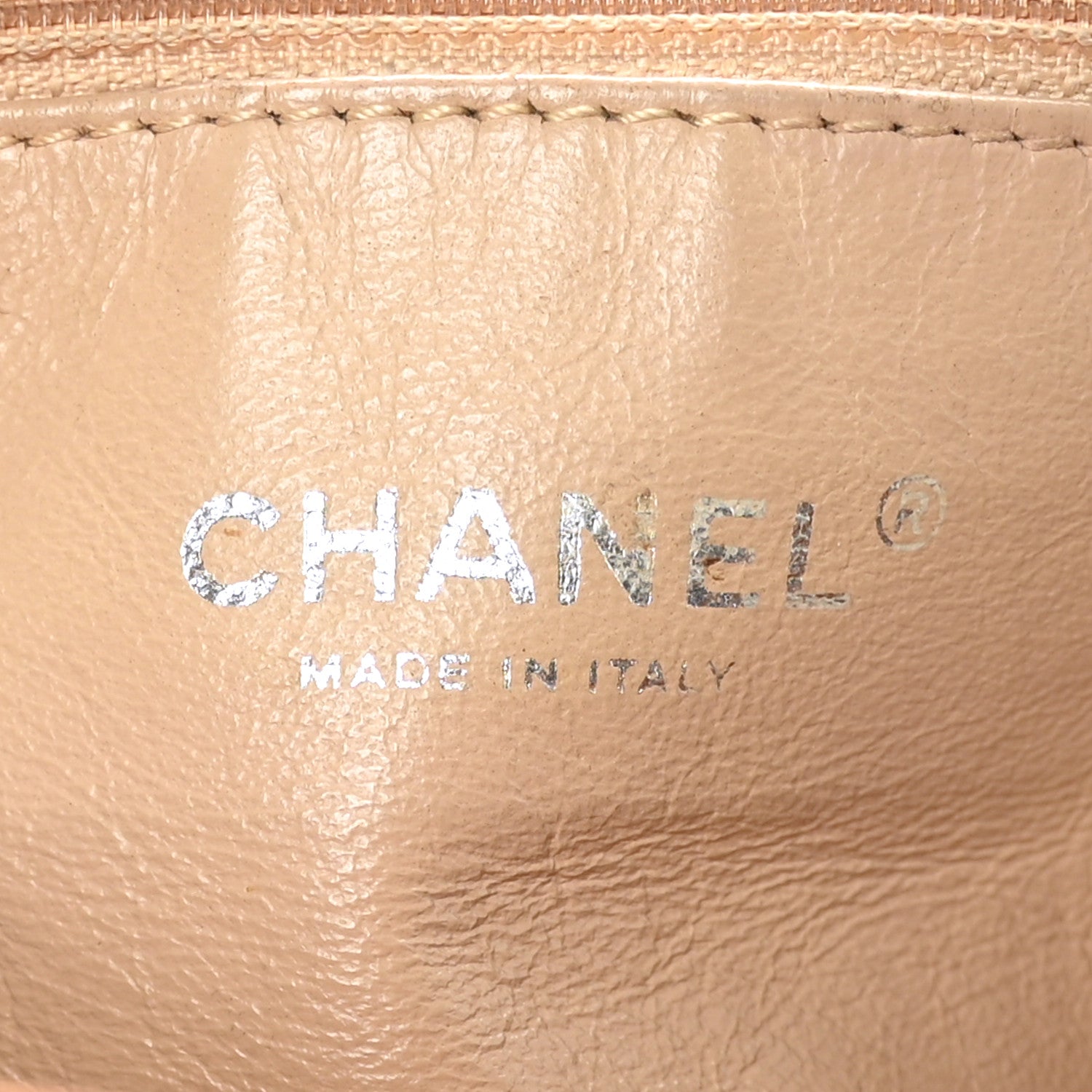 Chanel Calfskin Large East West Modern Chain Tote Dark Beige 5 of 13