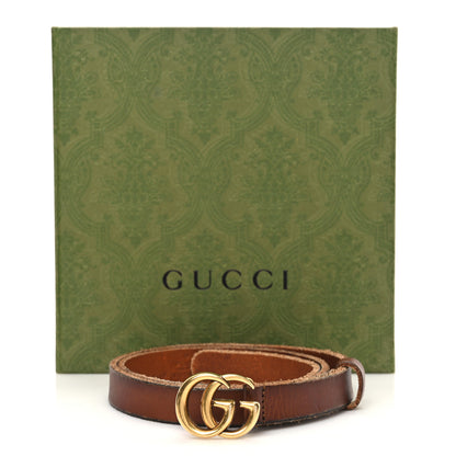 Gucci Faded Calfskin Double G 20mm Belt 75 30 Cuir 5 of 5