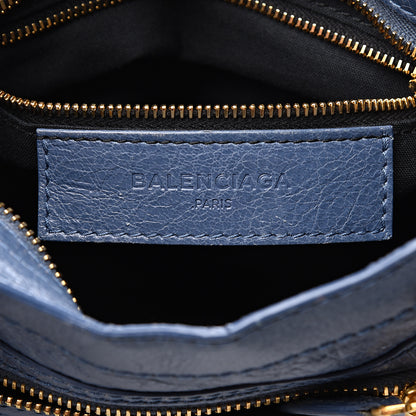 Balenciaga Agneau Giant 12 Gold Hardware Mini City Bleu Persan 6 of 10