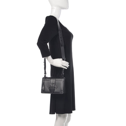 Prada City Calf Saffiano Cahier Bag Black 2 of 14