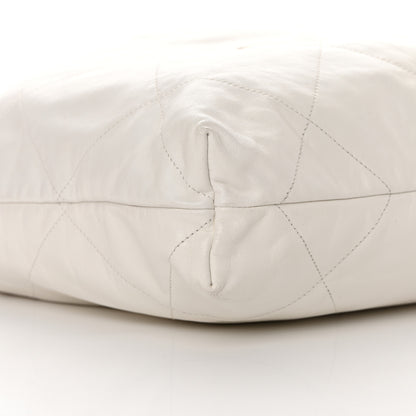 Chanel Shiny Calfskin Quilted Chanel 22 White 8 of 14