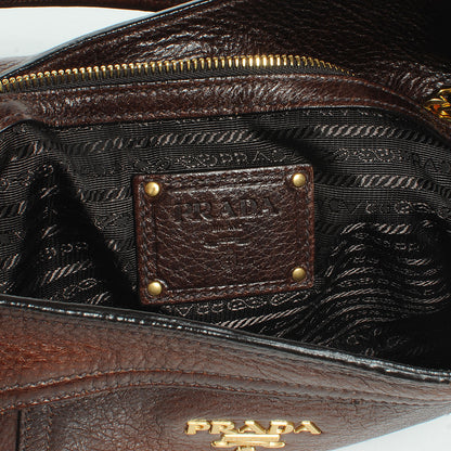 Prada Cervo Antik Hobo Cacao Sfumato 6 of 8