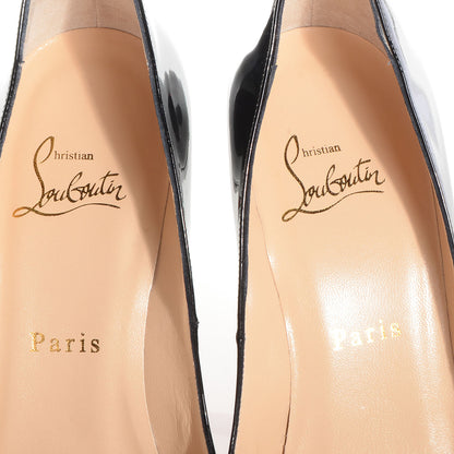 Christian Louboutin Patent Very Prive 120 Pumps 37.5 Black 3 of 7