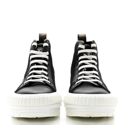 Louis Vuitton Canvas LV Squad Sneaker Boots 37 Black 2 of 13