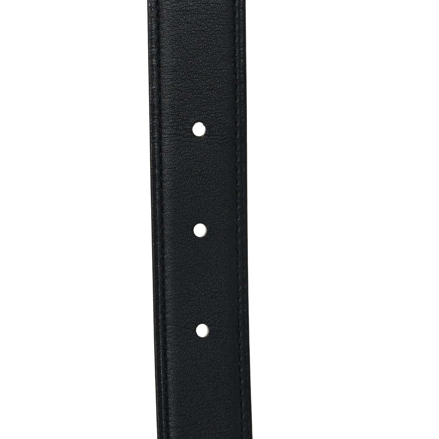 Hermes Swift Epsom 24mm Constance H Belt 70 Black Orange 4 of 5