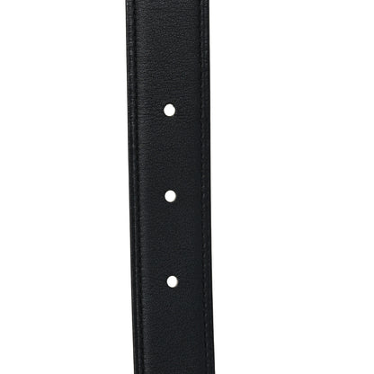Hermes Swift Epsom 24mm Constance H Belt 70 Black Orange 4 of 5