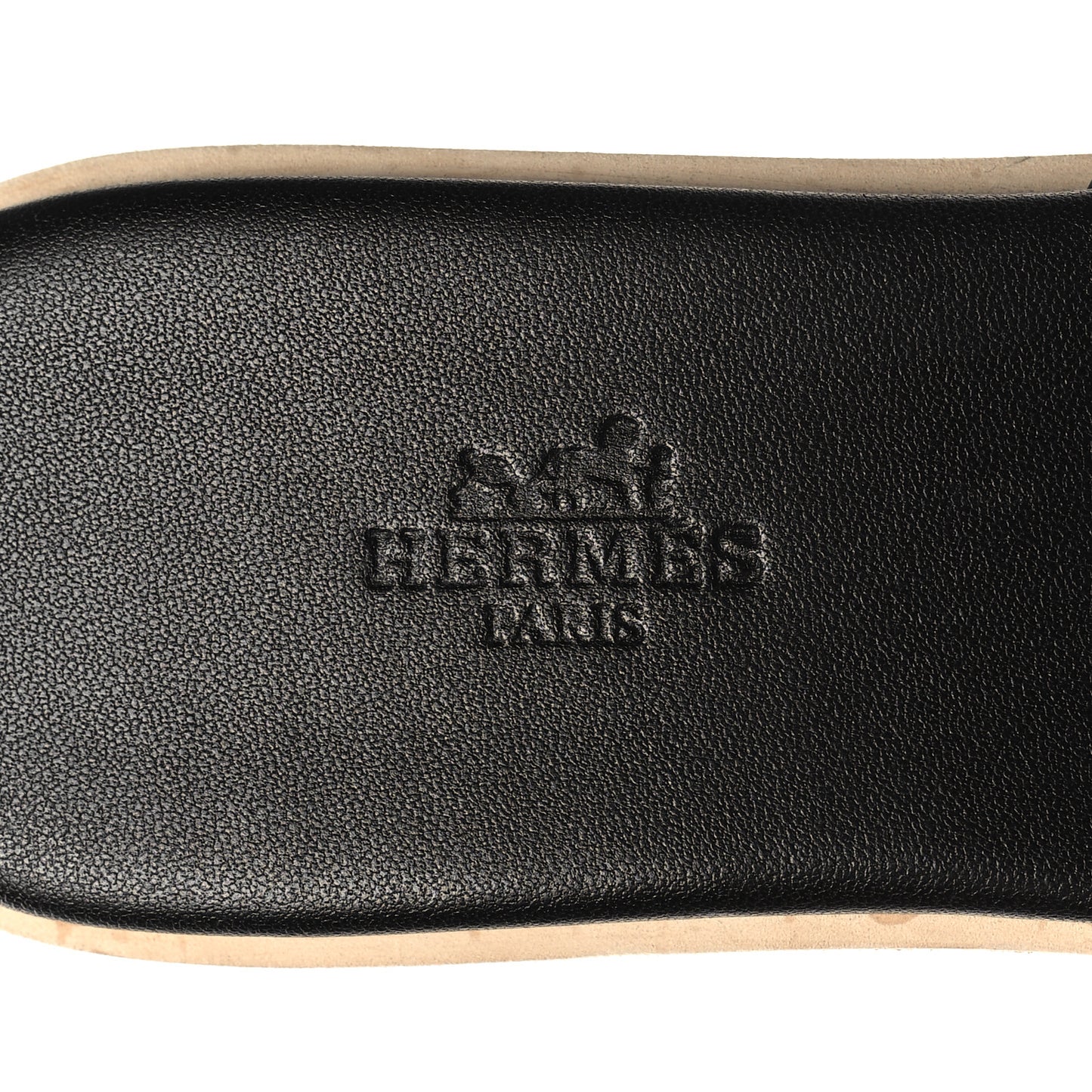 Calfskin Cork Eze 30 Sandals 38 Black