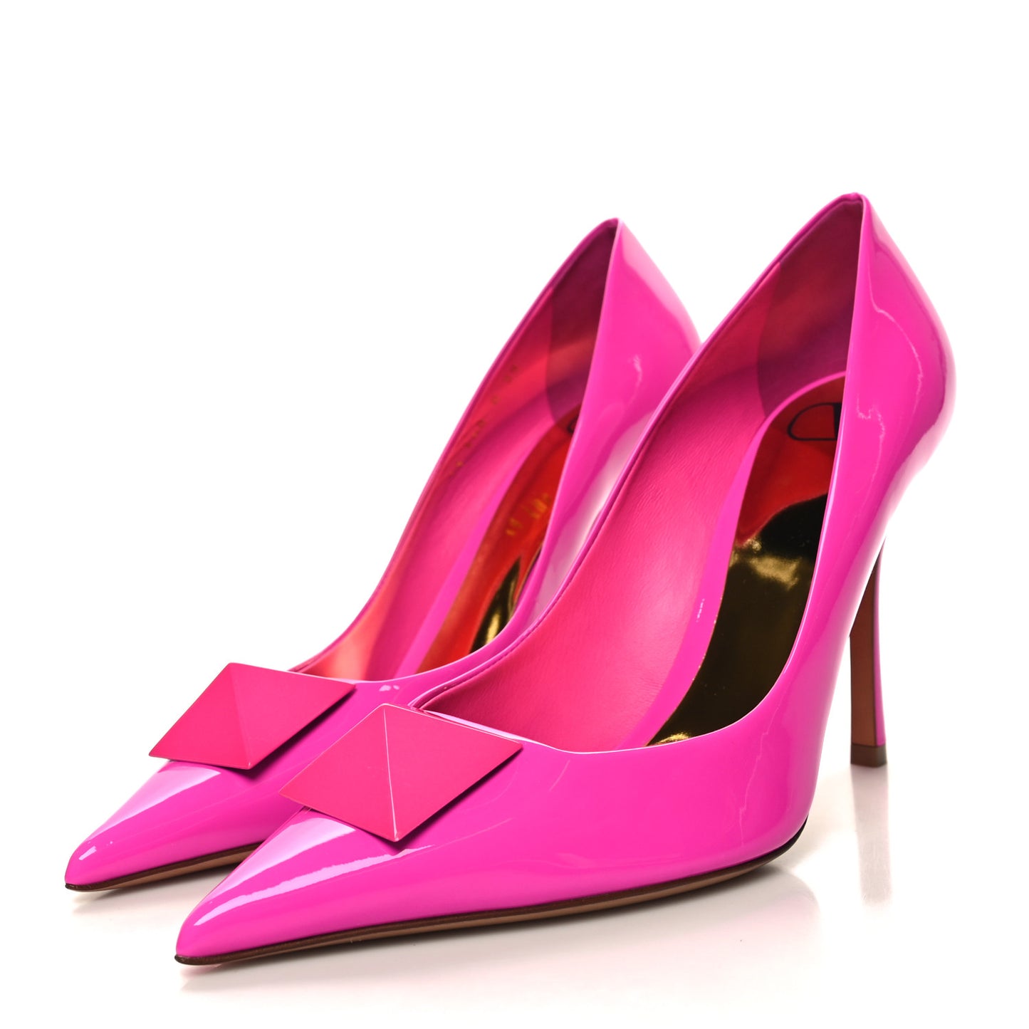 Patent Tonal One Stud 100mm Pumps 39 Pink PP