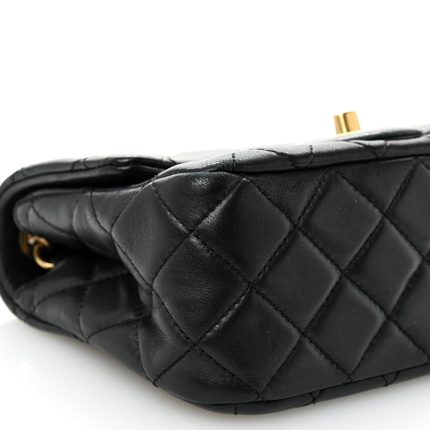 Chanel Lambskin Quilted Mini Pearl Crush Flap Black 9 of 11