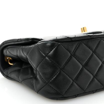Chanel Lambskin Quilted Mini Pearl Crush Flap Black 9 of 11