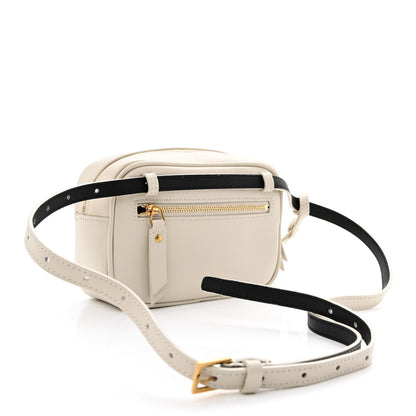 Saint Laurent Calfskin Matelasse Monogram Lou Belt Bag Ivory 3 of 10