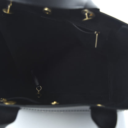 Chanel Caviar Small Studded Deauville Tote Black 6 of 12