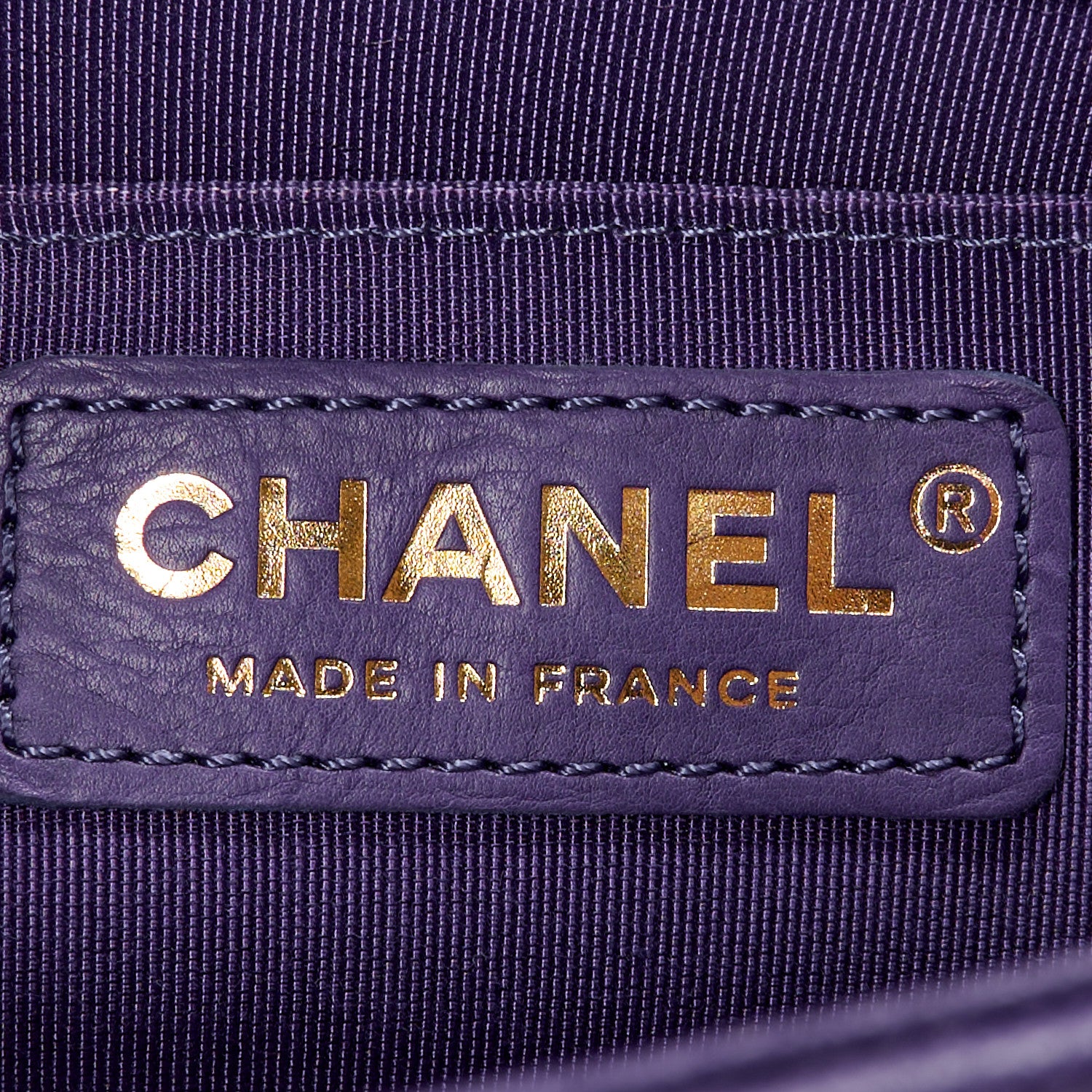Chanel Caviar Chevron Quilted Small Boy Flap Purple 6 of 11