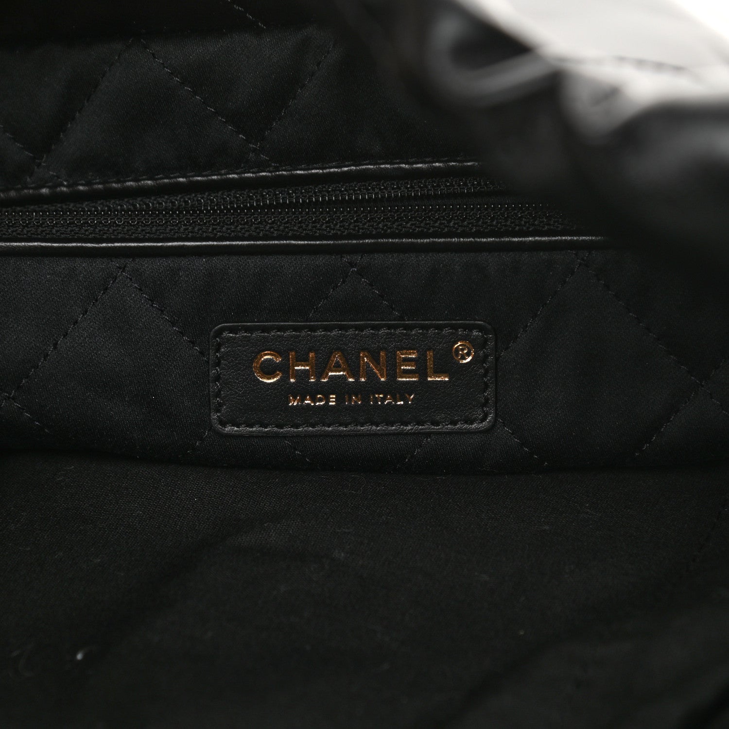 Chanel Shiny Calfskin Quilted Small Chanel 22 Black 7 of 11