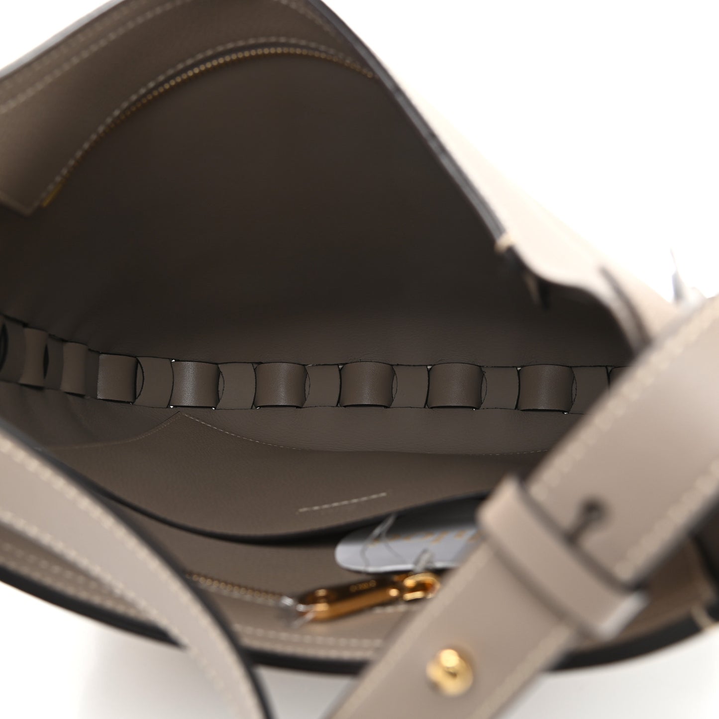 Small Grain Smooth Calfskin Medium Darryl Hobo Motty Grey