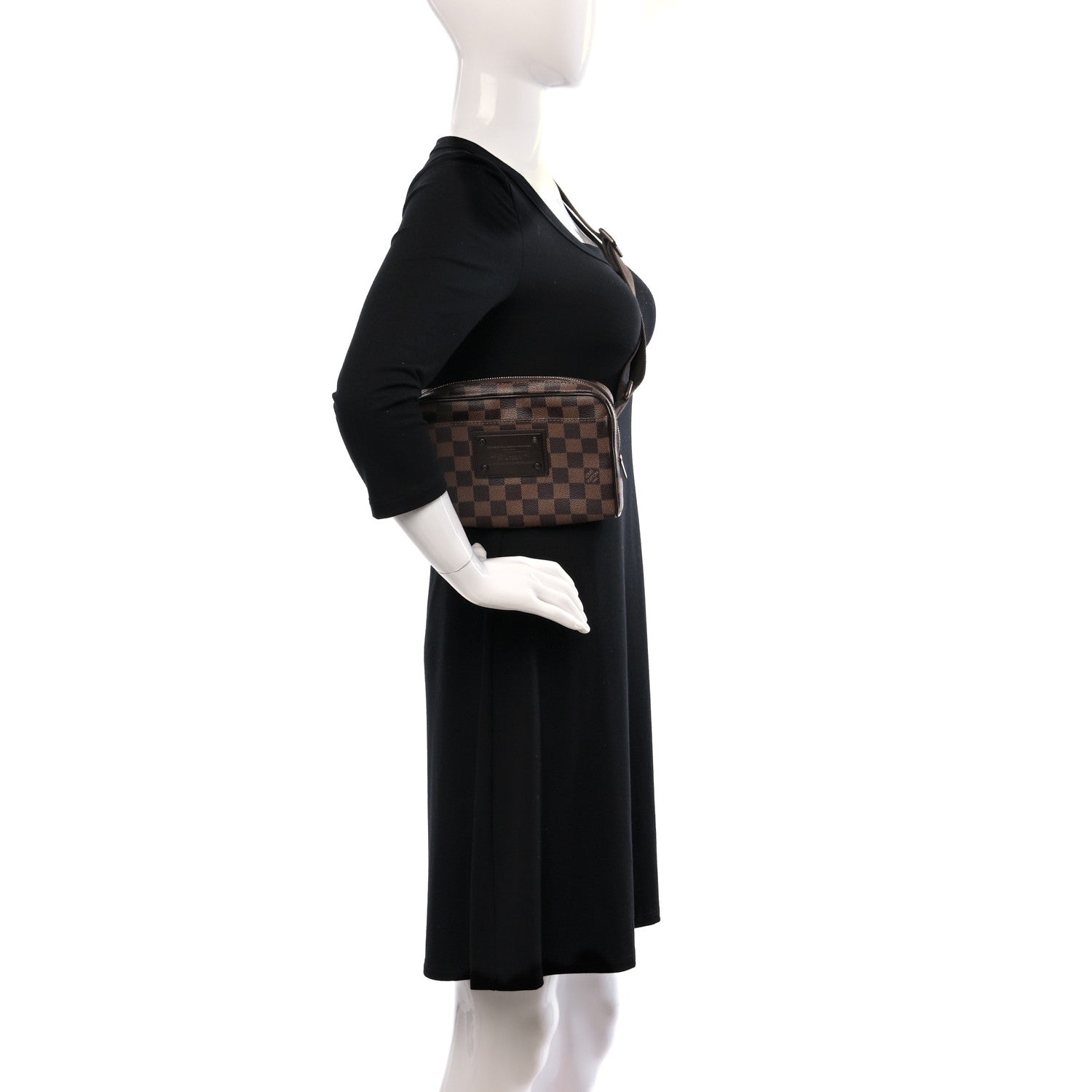 Louis Vuitton Damier Ebene Brooklyn Bum Bag 2 of 8