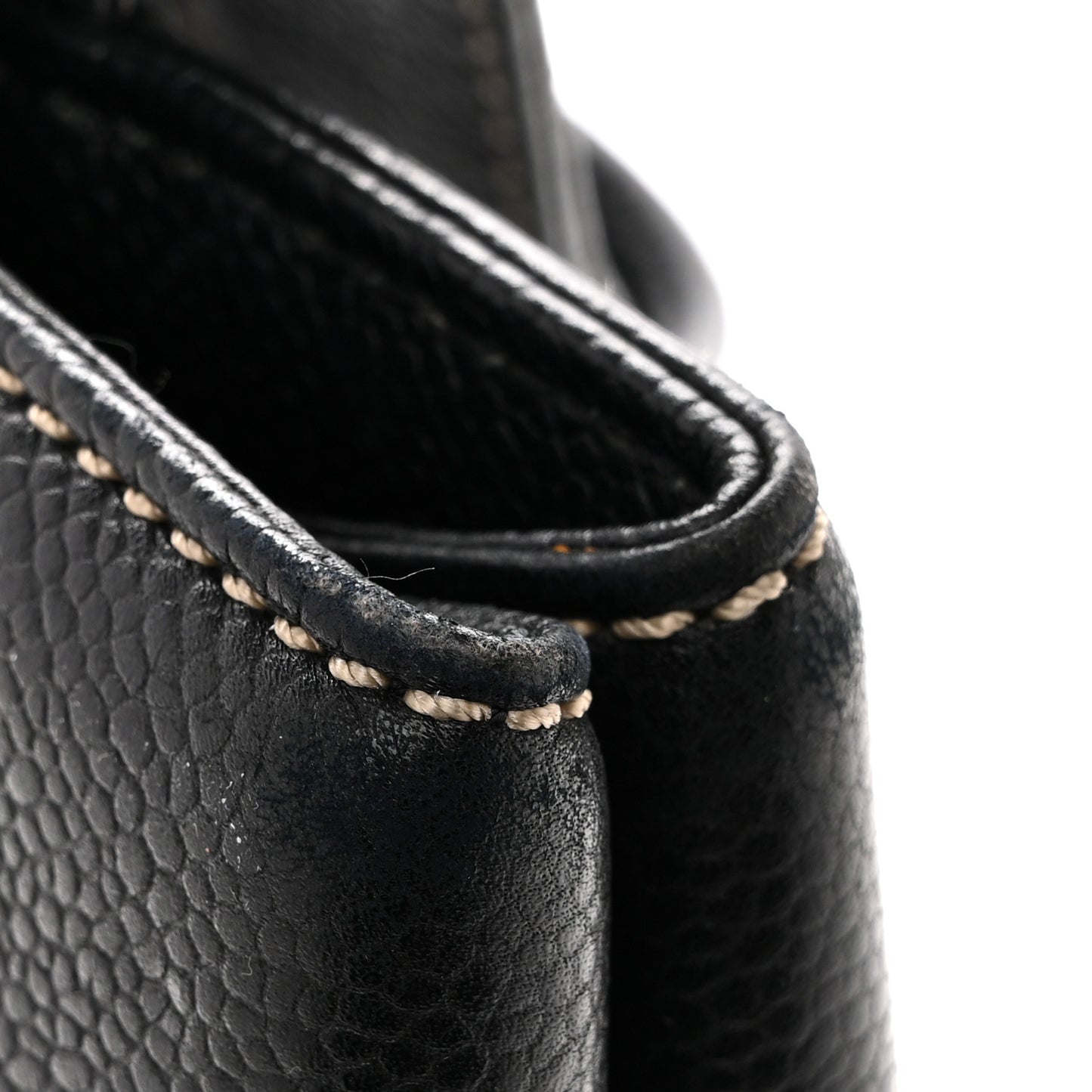 Caviar Shopping Tote Black