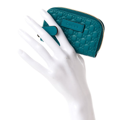 Gucci Microguccissima Zip Around Card Case Deep Cobalt 2 of 8