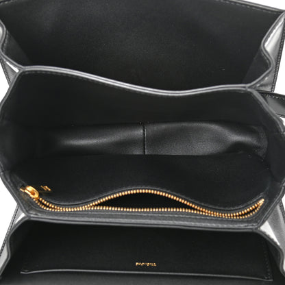 Celine Shiny Calfskin Medium Triomphe Black 5 of 11