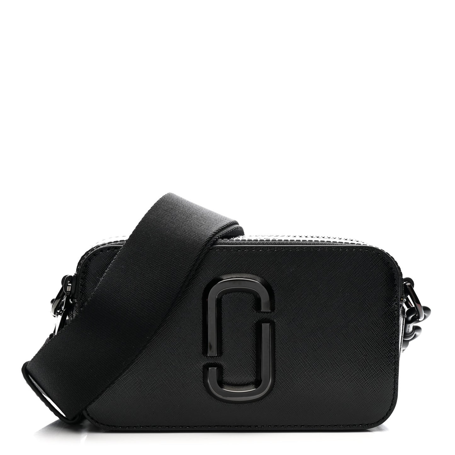 Saffiano Snapshot Camera Bag Black