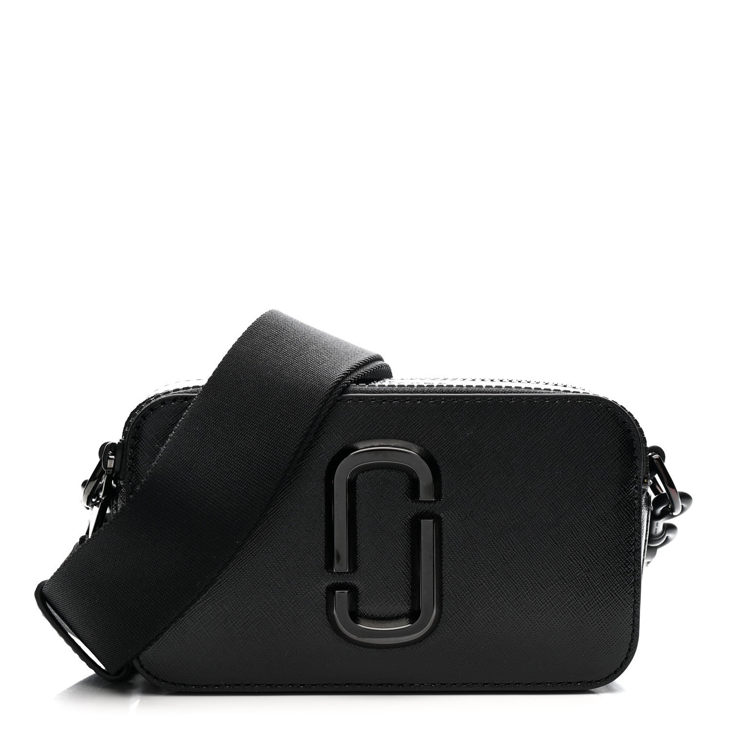 Marc Jacobs Saffiano Snapshot Camera Bag Black 1 of 12