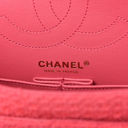 Chanel Wool Tweed Quilted 2.55 Reissue 225 Flap Pink 8 of 10
