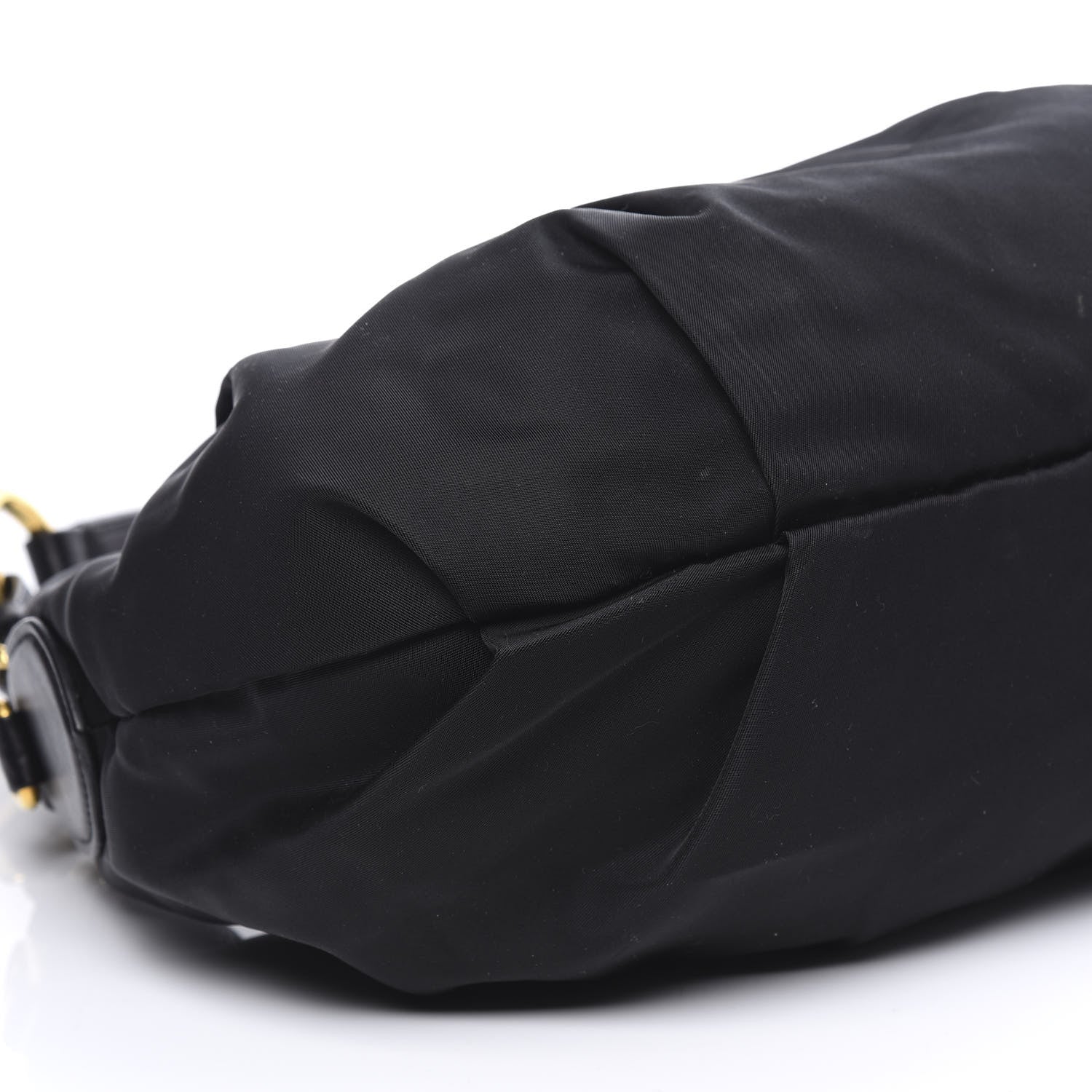 Prada Tessuto Nylon Shoulder Bag Black 7 of 10