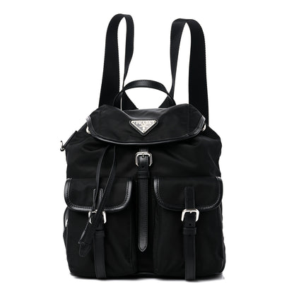 Prada Tessuto Nylon Vela Small Backpack Black 1 of 8