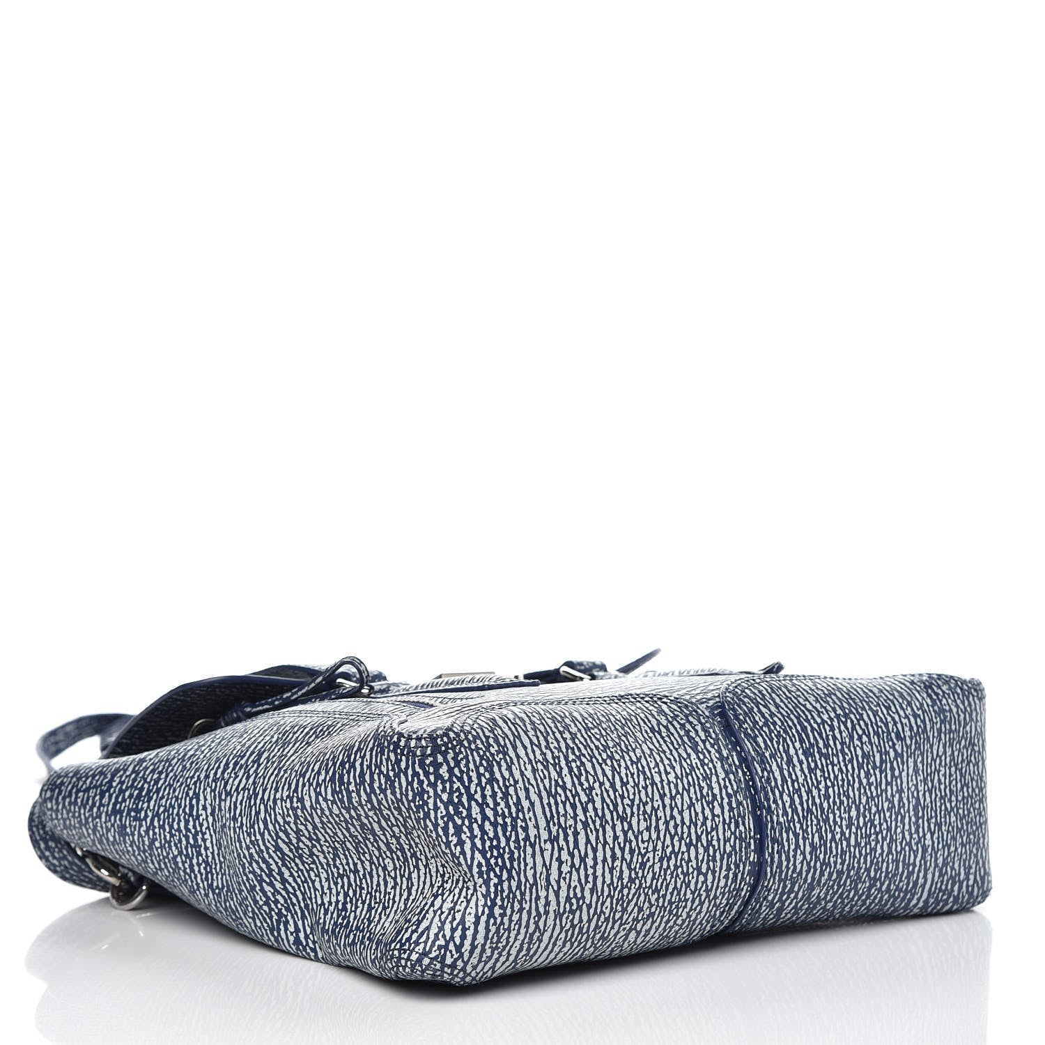 3.1 Phillip Lim 3.1 Textured Calfskin Medium Pashli Satchel Royal Blue 4 of 10