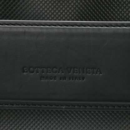 Bottega Veneta Textured Calfskin Messenger Crossbody Bag Black 6 of 10