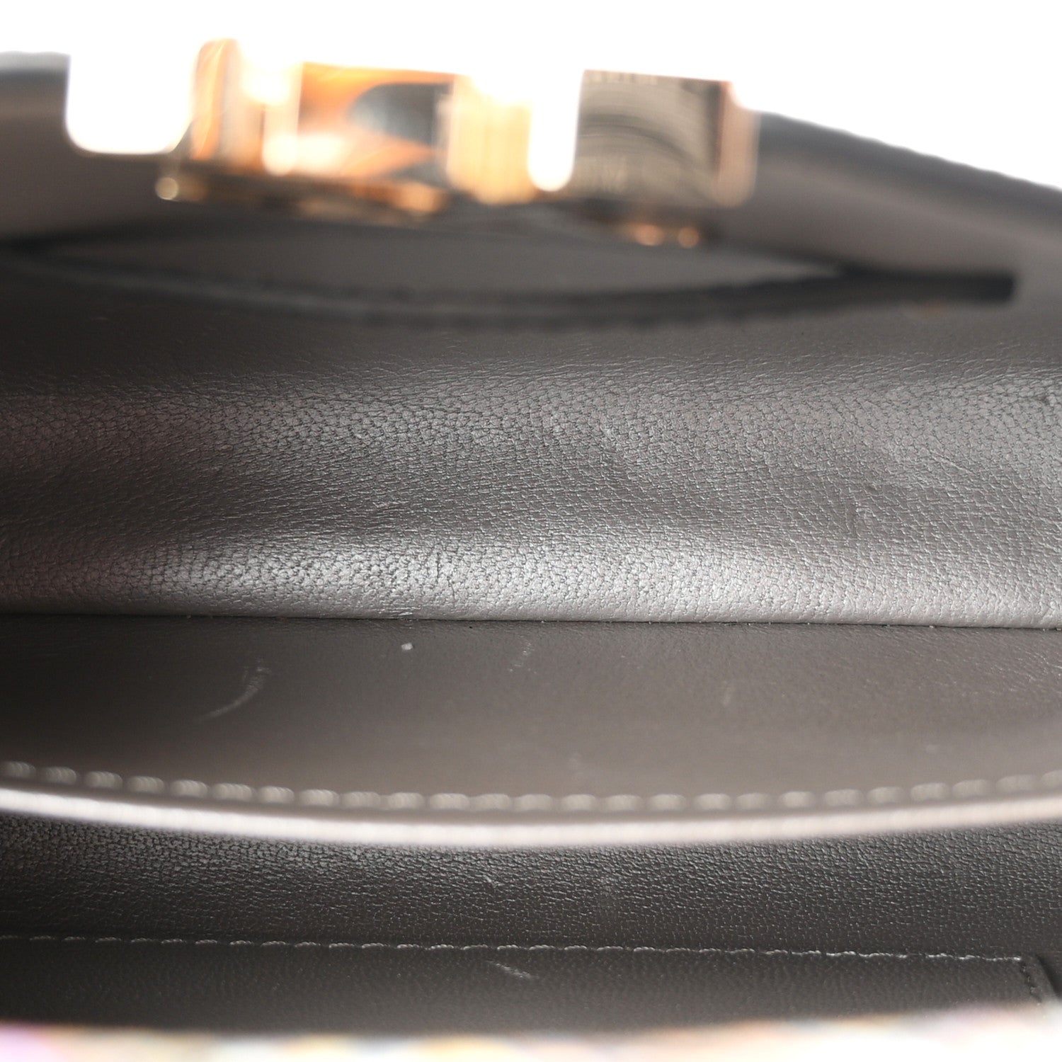 Louis Vuitton Lizard Capucines Mini Bleu Petrole 5 of 10