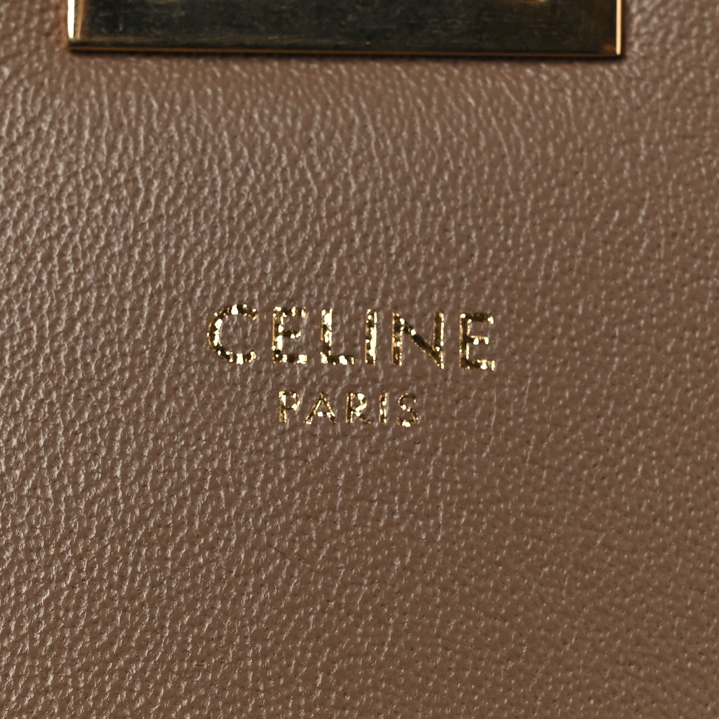 Calfskin Quilted Medium C Bag Beige