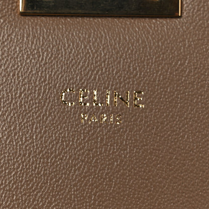 Celine Calfskin Quilted Medium C Bag Beige 6 of 13