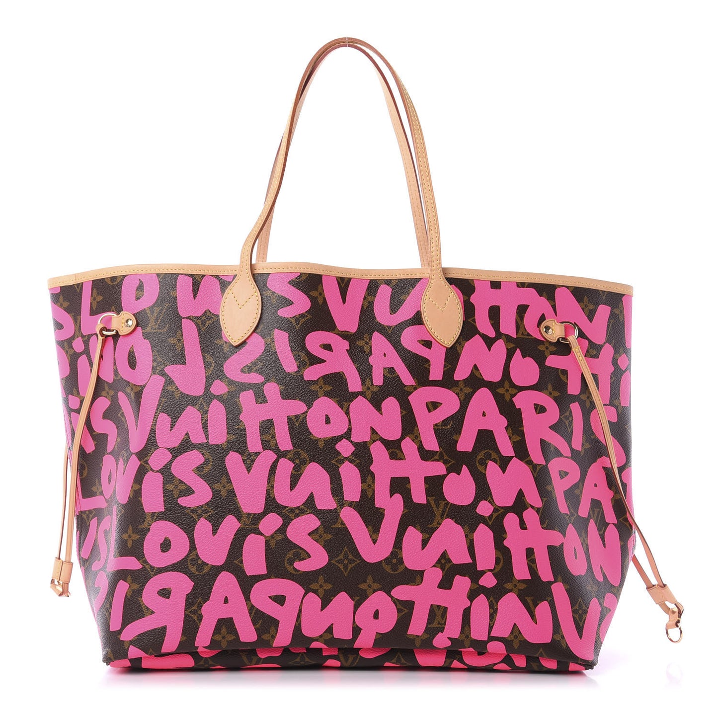 Monogram Graffiti Neverfull GM Fuchsia