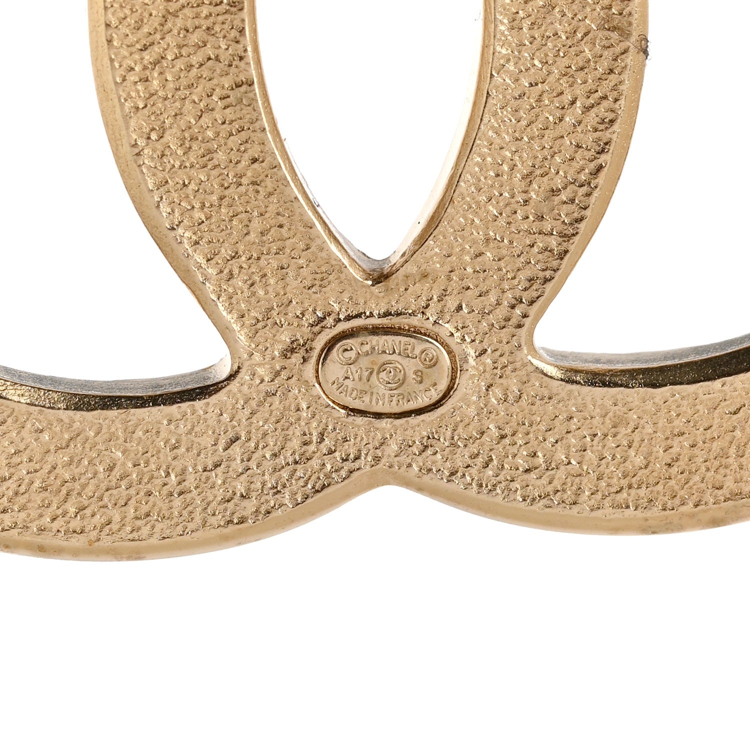 Chanel Crystal CC Single Clip On Earring Gold 5 of 5