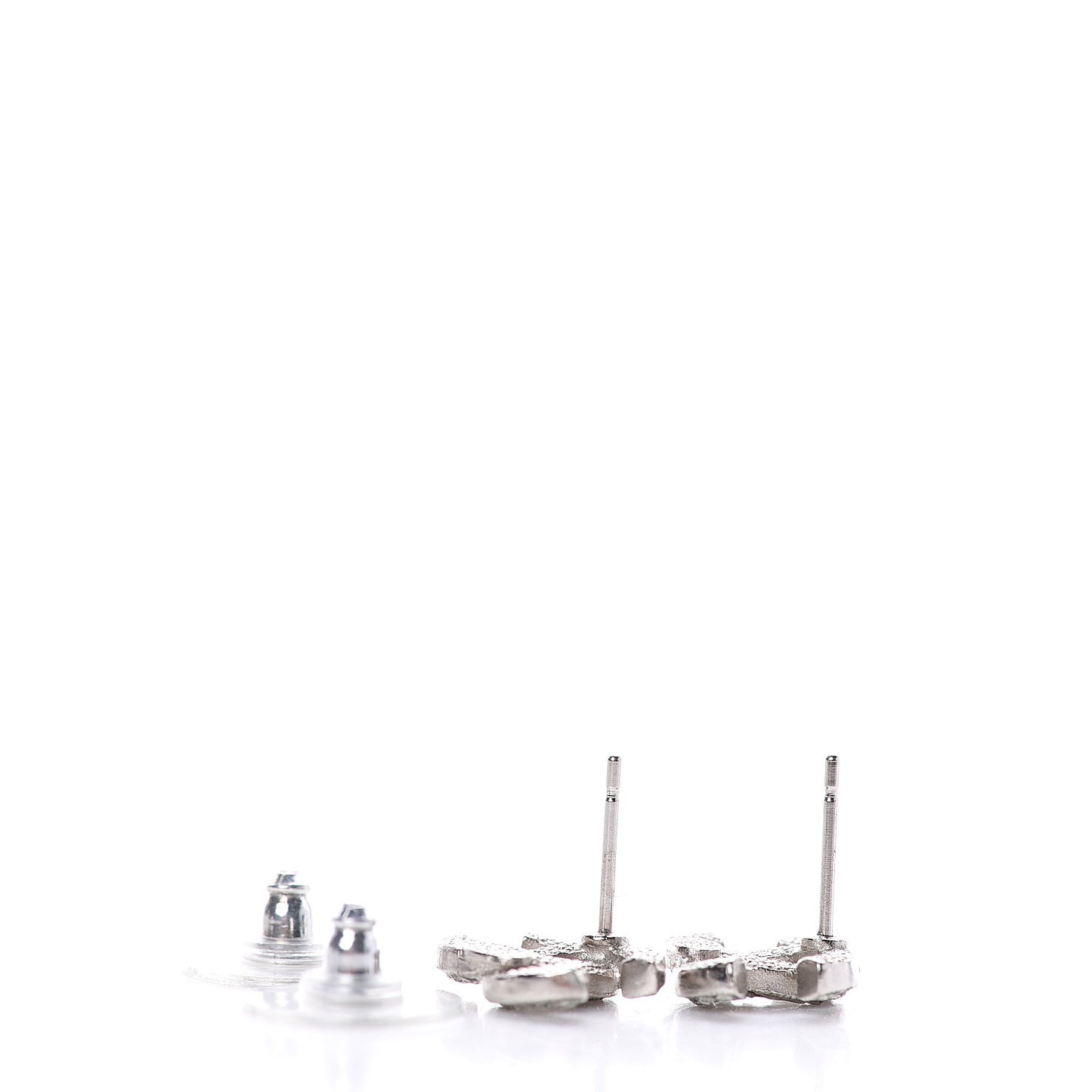 Crystal Mini Timeless CC Earrings Silver