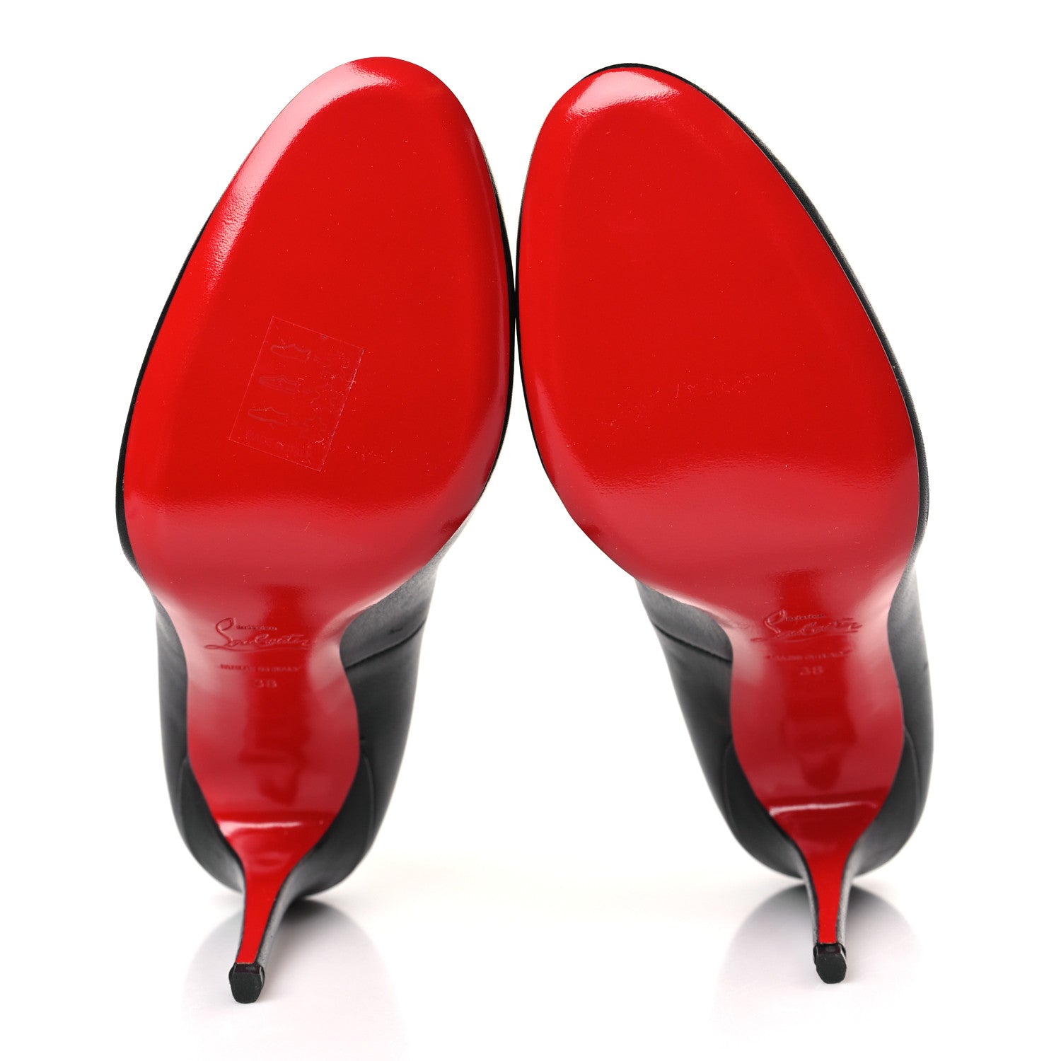 Christian Louboutin Calfskin Fifi 100 Pumps 38 Black 6 of 10