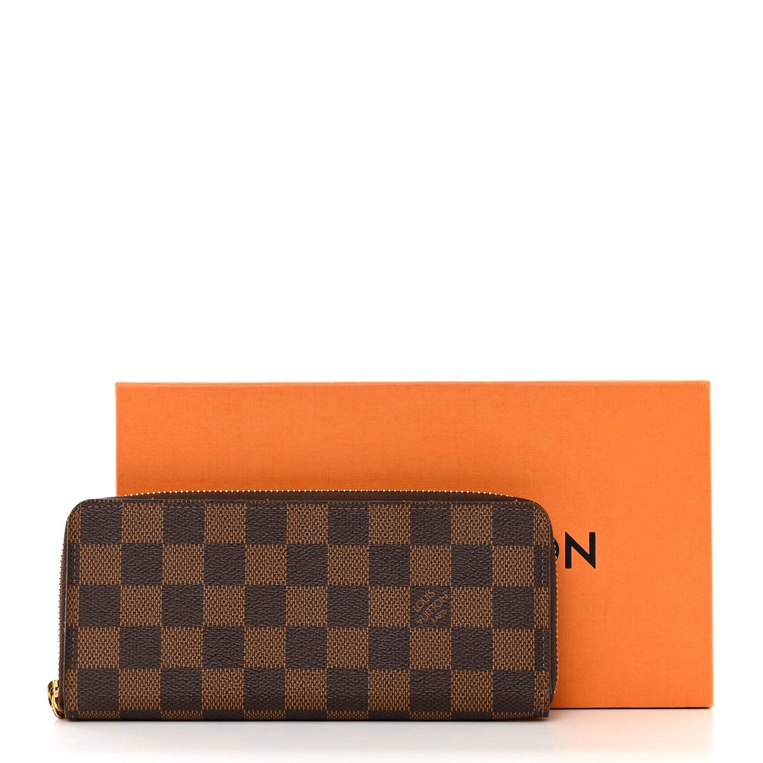 Louis Vuitton LOUIS VUITTON Damier Ebene Clemence Wallet Cherry 8 of 8