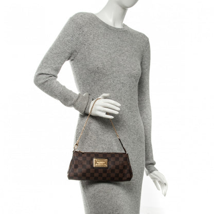 Louis Vuitton Damier Ebene Eva Clutch 2 of 7