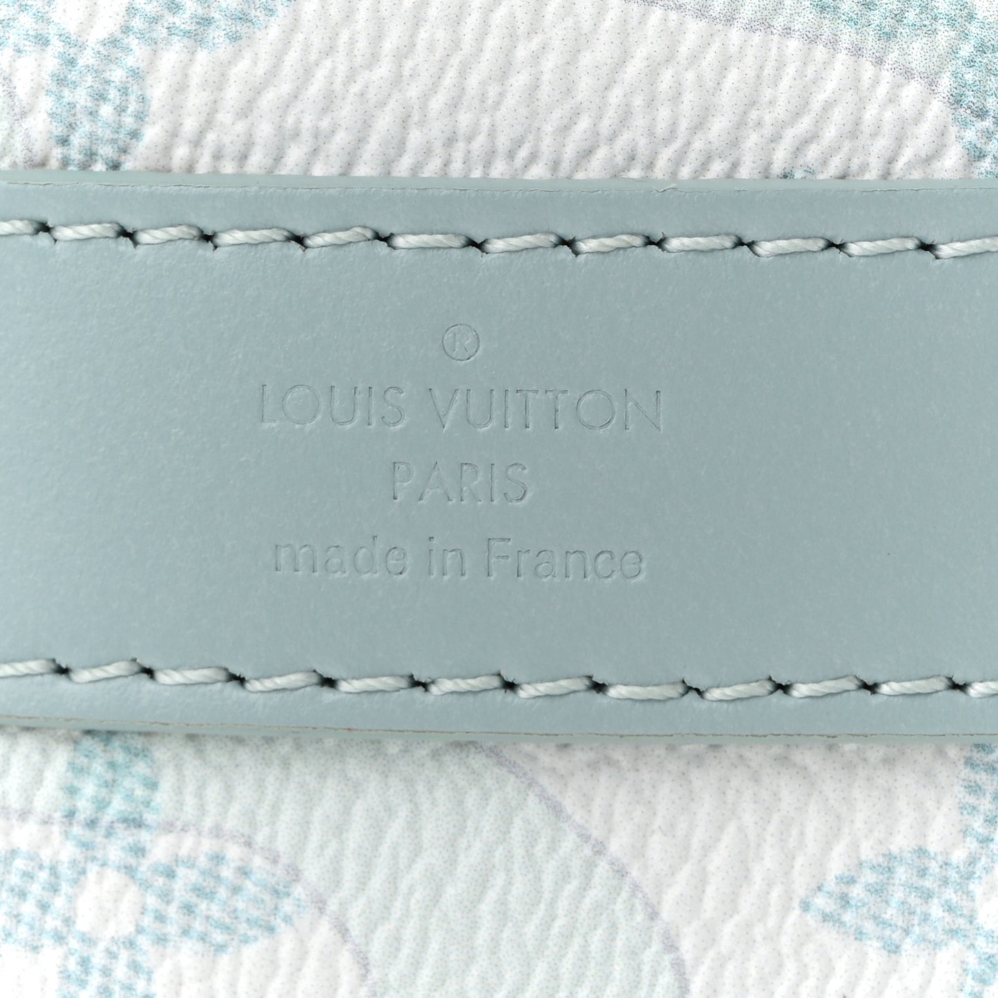 Monogram Aquagarden Keepall Bandouliere 25 Crystal Blue