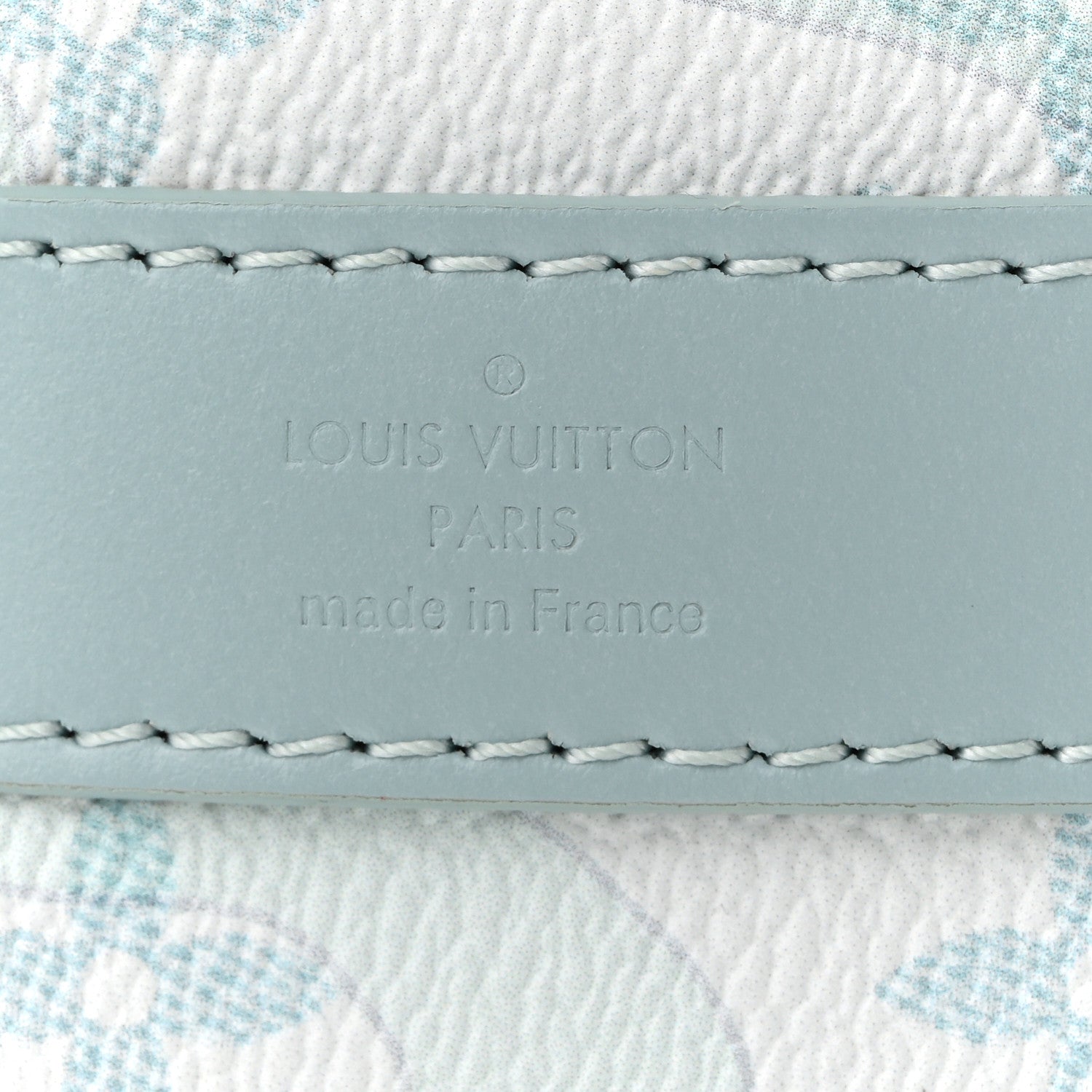 Louis Vuitton Monogram Aquagarden Keepall Bandouliere 25 Crystal Blue 6 of 10