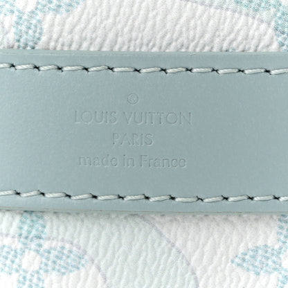 Louis Vuitton Monogram Aquagarden Keepall Bandouliere 25 Crystal Blue 6 of 10